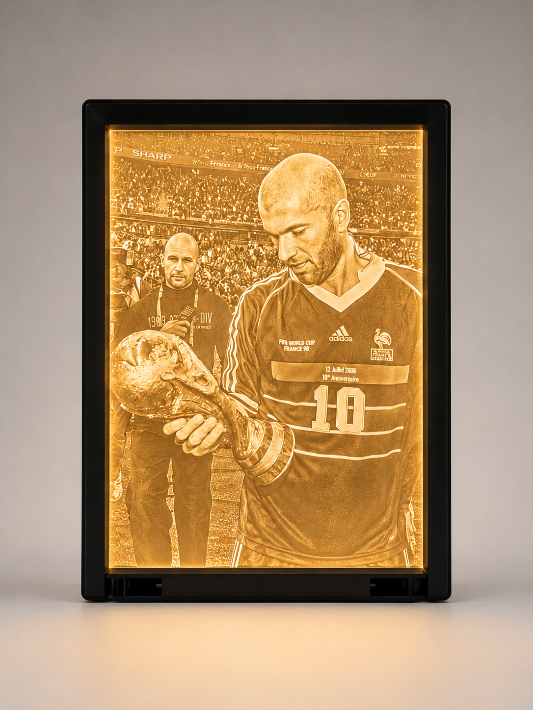 Cadre Lumineux Zidane | Légende France 98