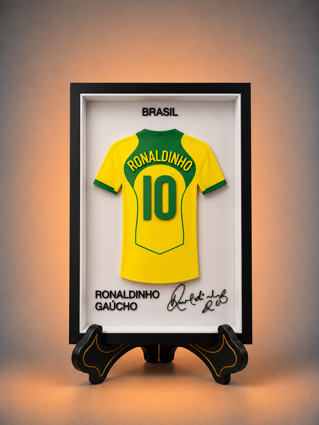 Maillot Encadré Ronaldinho | Brésil 2002
