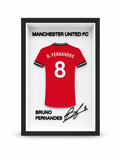 Maillot Encadrée Bruno Fernandes | Manchester United #8 | Décoration 3D Premium
