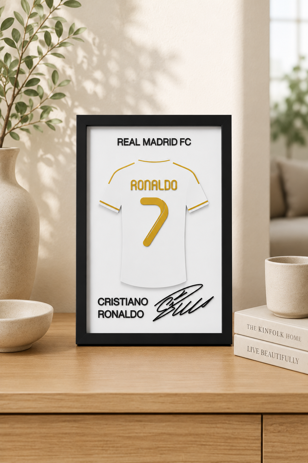 Cadre Maillot Cristiano Ronaldo Real Madrid #7