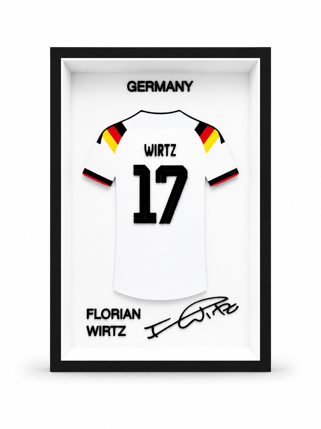 Maillot Encadré Florian Wirtz | Allemagne | Décoration 3D Premium