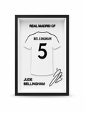 Maillot Encadrée Jude Bellingham | Real Madrid #5 | Décoration 3D Premium