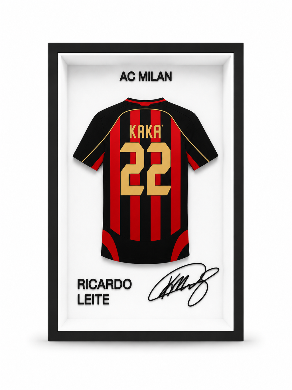 Maillot Encadré Kaká | AC Milan | Décoration 3D Premium