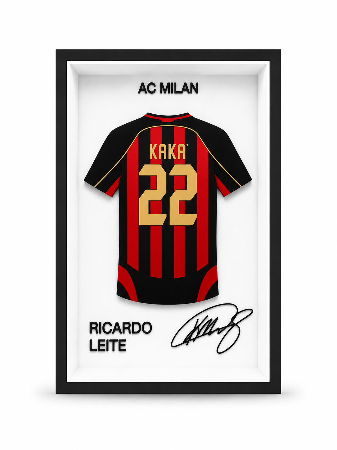 Maillot Encadré Kaká | AC Milan | Décoration 3D Premium
