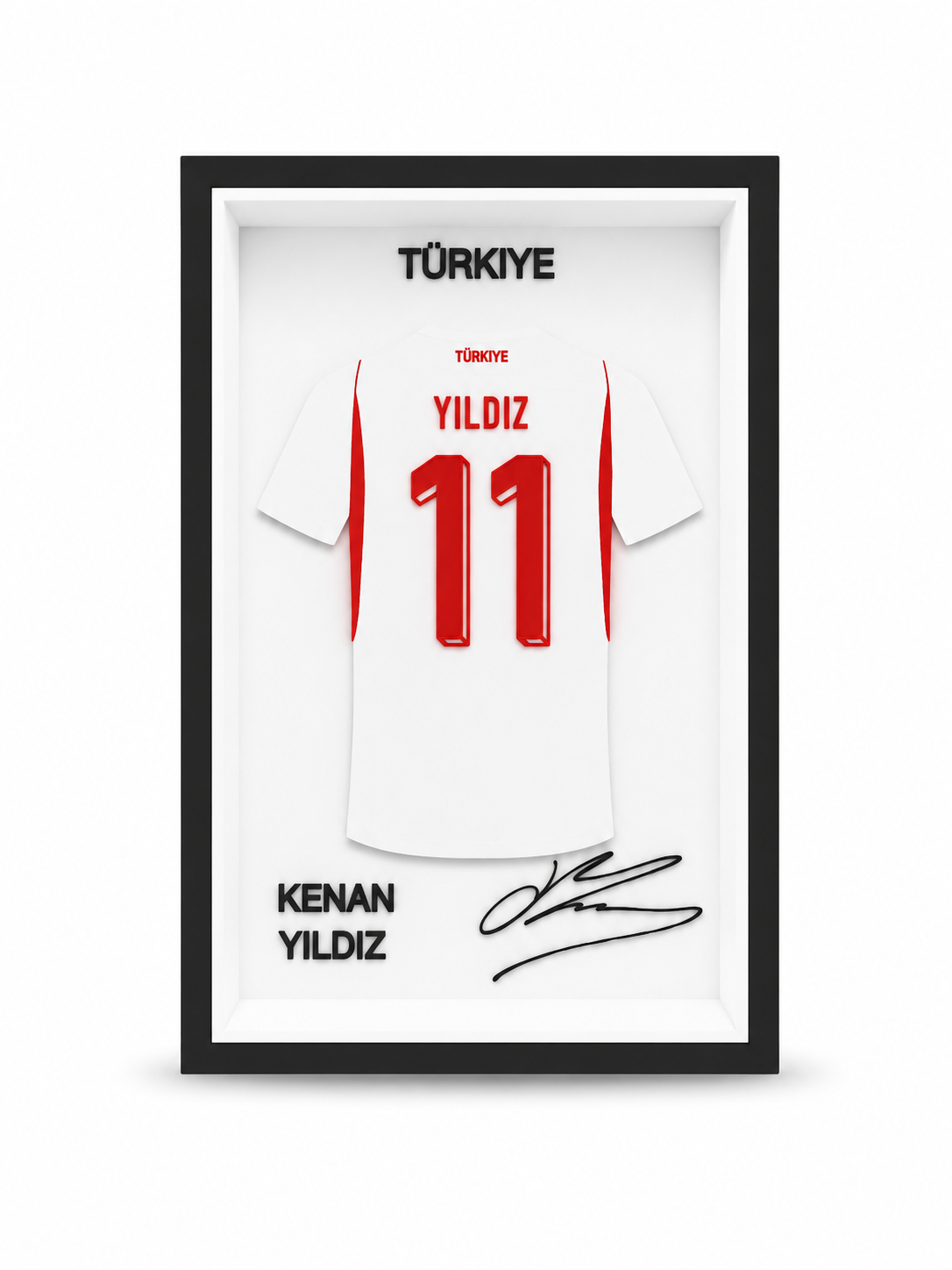 Maillot Encadré Kenan Yıldız | Turquie | Décoration 3D Premium