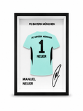 Maillot Encadrée Manuel Neuer | Bayern Munich #1 | Décoration 3D Premium