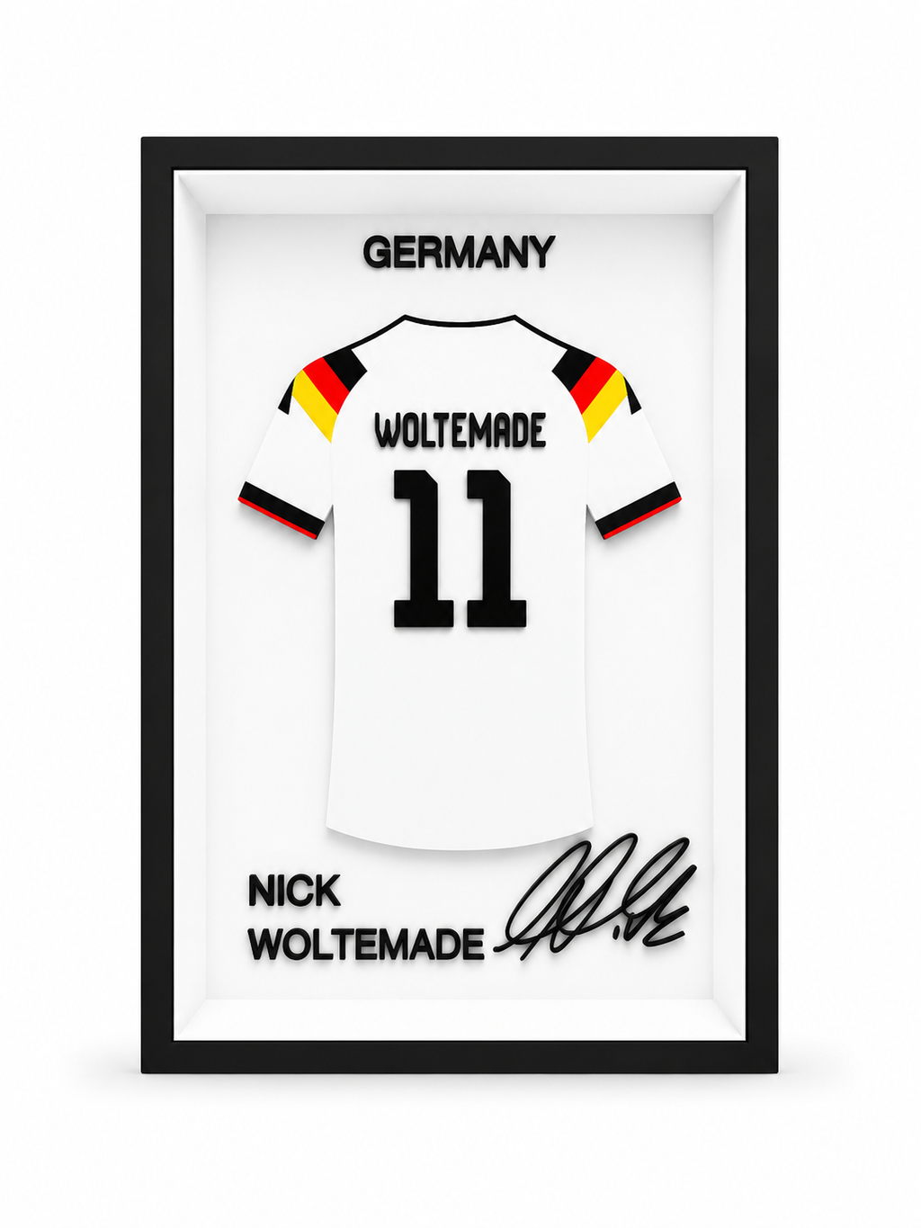 Nick Woltemade — Sélection Nationale d'Allemagne — Marco de Camiseta