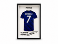 Maillot Miniature Ousmane Dembélé France #7 – Cadre Football de Collection