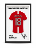 Maillot Encadré Paul Scholes | Manchester United | Décoration 3D Premium