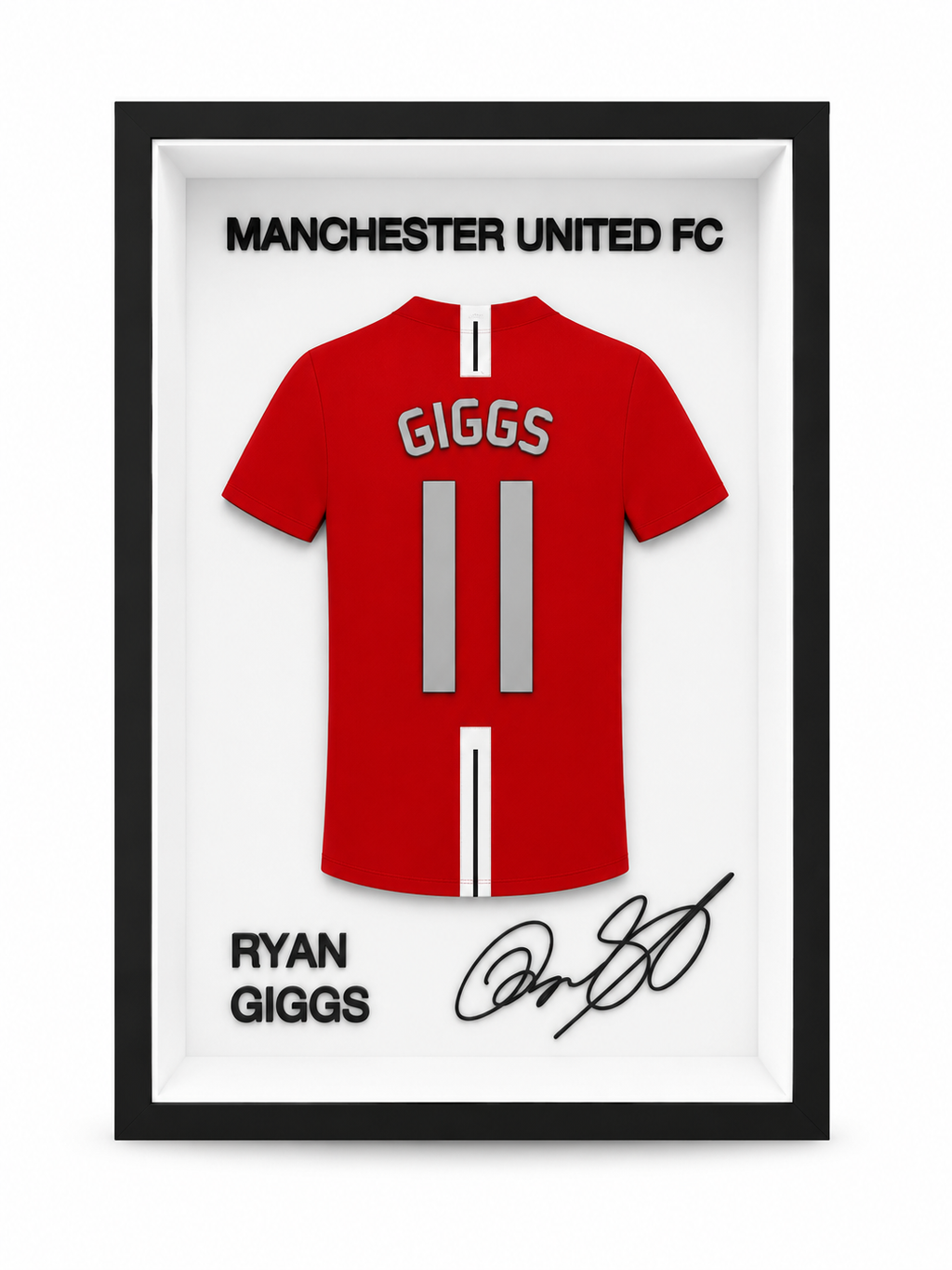 Maillot Encadré Ryan Giggs | Manchester United | Décoration 3D Premium