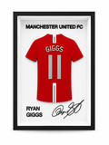 Maillot Encadré Ryan Giggs | Manchester United | Décoration 3D Premium