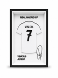 Maillot Encadrée Vinícius Junior | Real Madrid #7 | Décoration 3D Premium