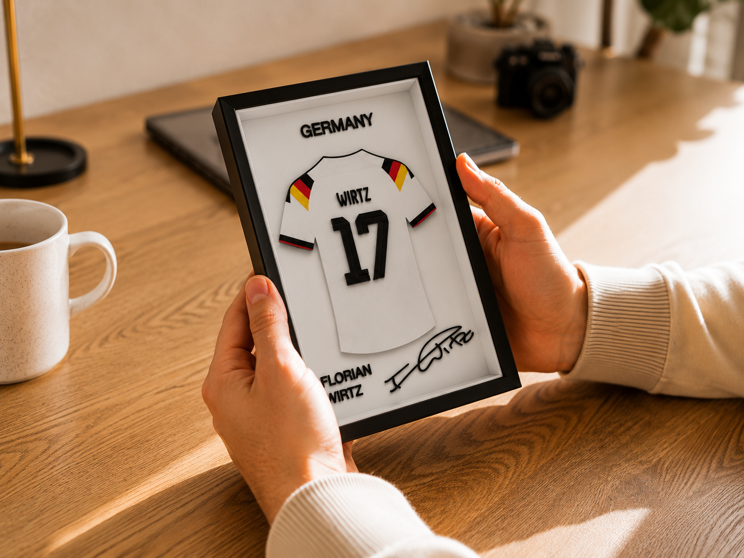 Maillot Encadré Florian Wirtz | Allemagne | Décoration 3D Premium