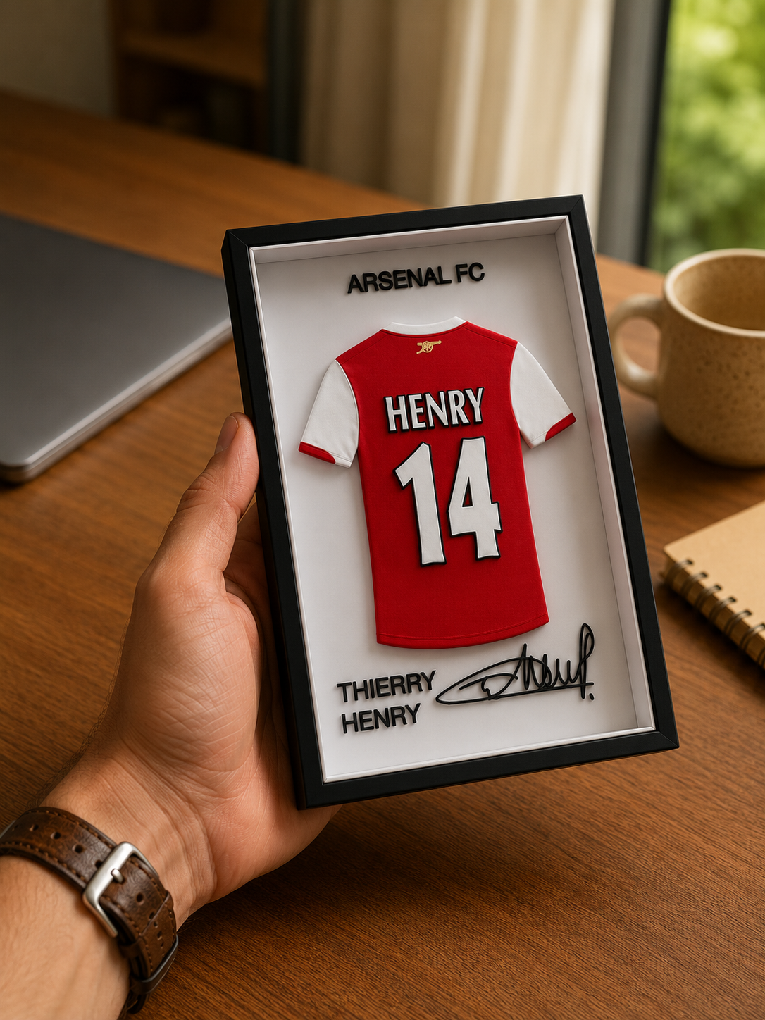Maillot Encadré Signature Thierry Henry | Arsenal FC