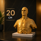 Sculpture Zinedine Zidane 1998 | Art Voronoi | Icône du Football | 15–25 cm
