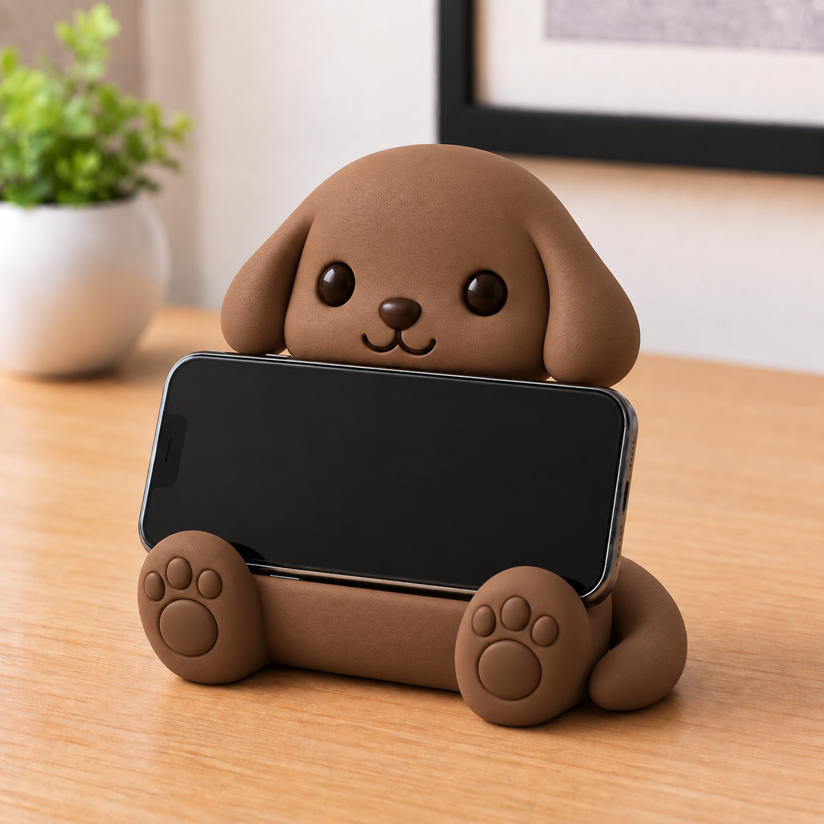 Puppy Mignon | Support Téléphone Universel & Organisateur