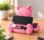Miaou Mignon | Maxi Organisateur Universel & Support Téléphone