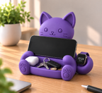 Miaou Mignon | Maxi Organisateur Universel & Support Téléphone
