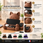Miaou Mignon | Maxi Organisateur Universel & Support Téléphone