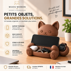 Miaou Mignon | Maxi Organisateur Universel & Support Téléphone