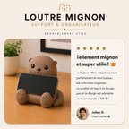 Loutre Mignon | Support Téléphone Universel & Organisateur