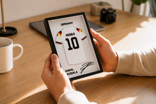 Camiseta Encadrée Jamal Musiala | Allemagne #10 | Décoration 3D Premium