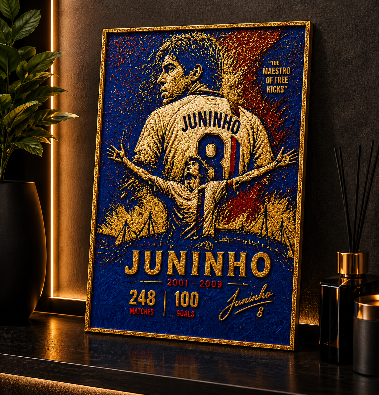 Graphique — Juninho Pernambucano — Le Maître des Coups Francs