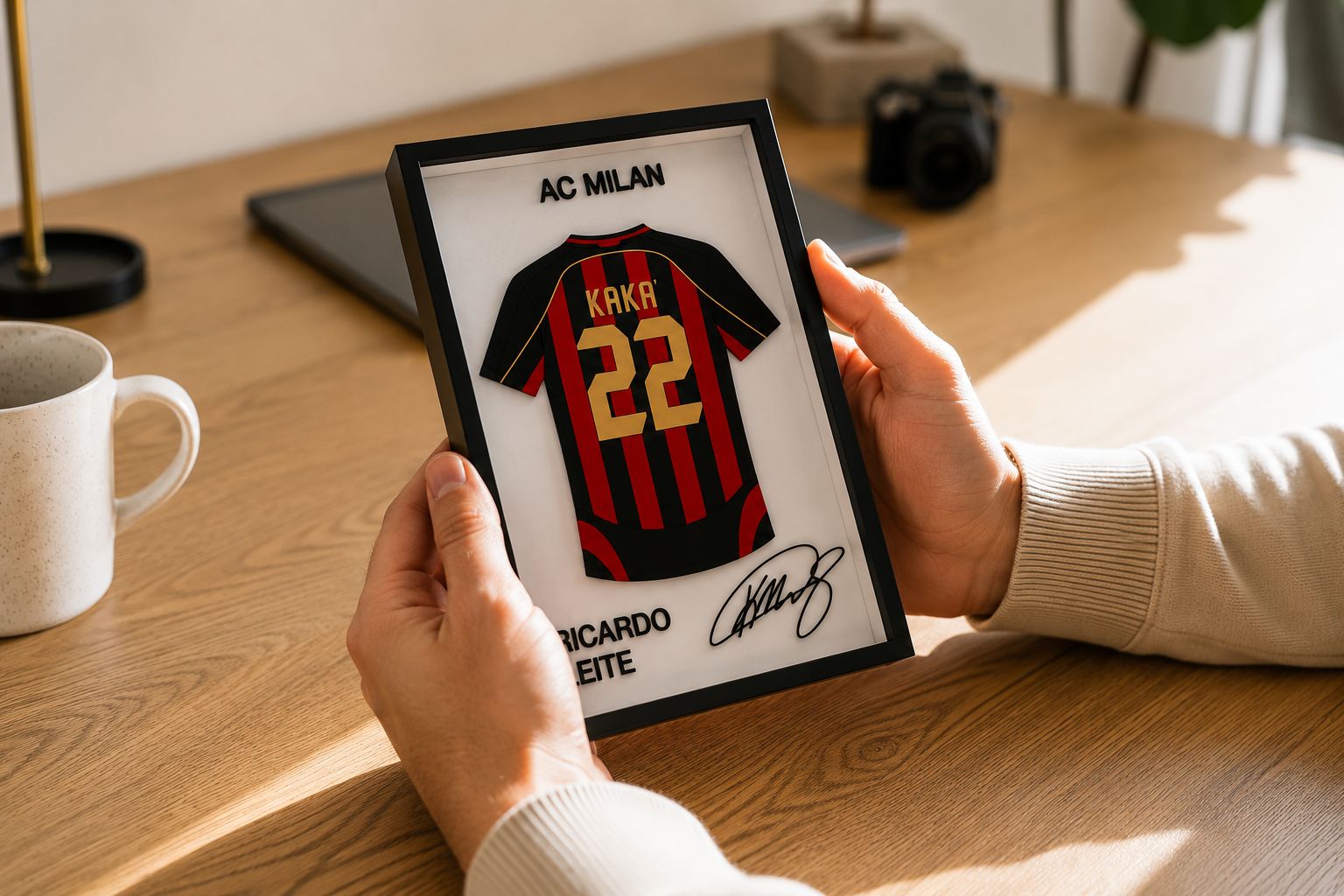 Maillot Encadré Kaká | AC Milan | Décoration 3D Premium