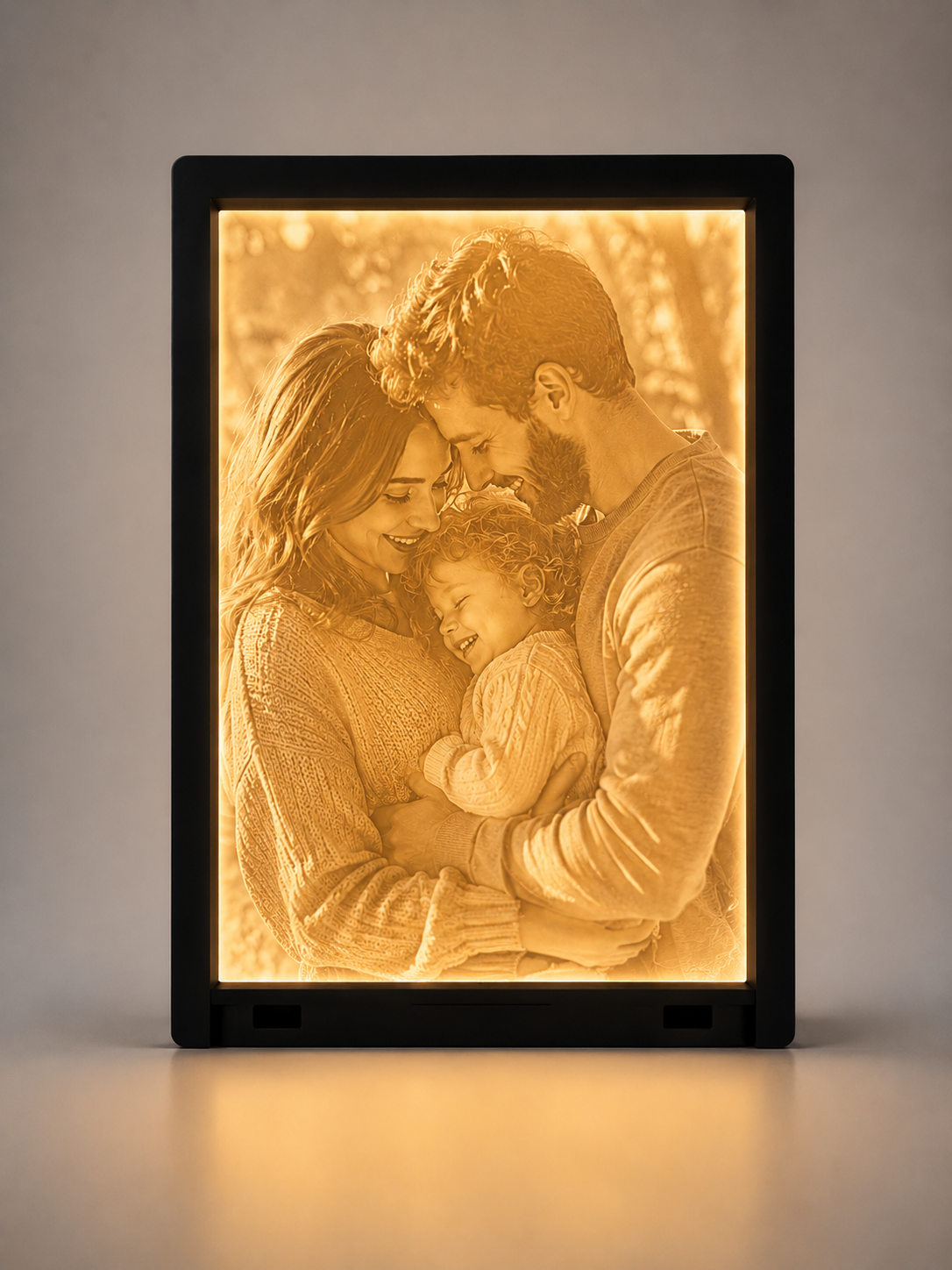 Photo Lumineuse Personnalisée | Seule ou avec Cadre LED