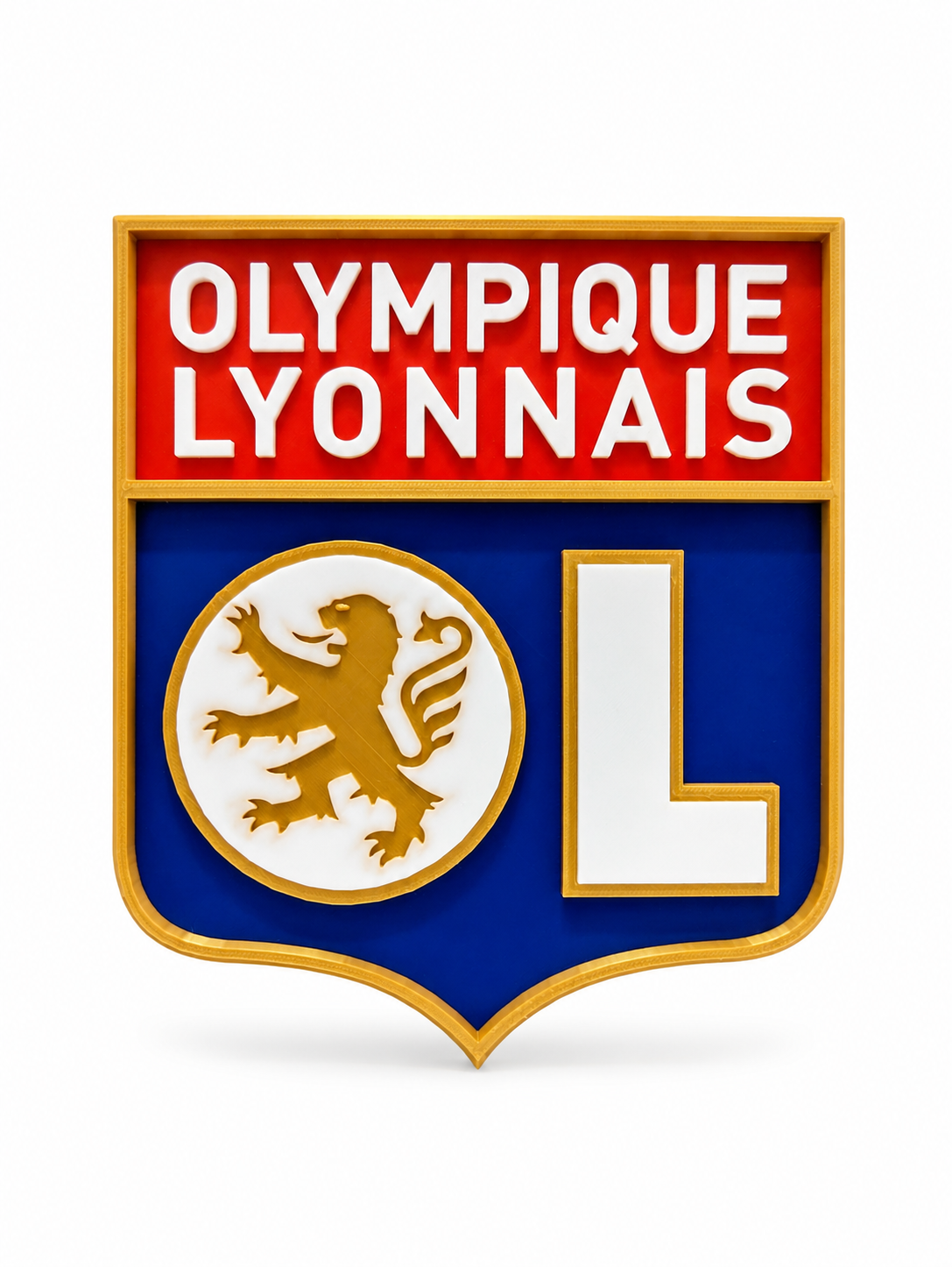 Plaque Décorative Olympique Lyonnais – Design Premium