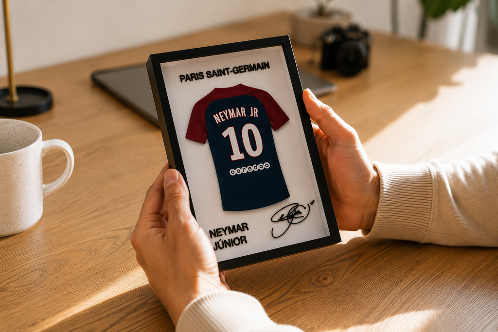 Maillot Encadré Neymar Jr. | Paris Saint-Germain | Décoration 3D Premium