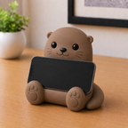Loutre Mignon | Support Téléphone Universel & Organisateur