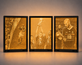 Pack France 98 | 3 Cadres Lumineux Collector