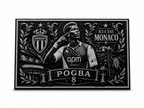 Cadre Décoratif Pogba | AS Monaco · 24 cm