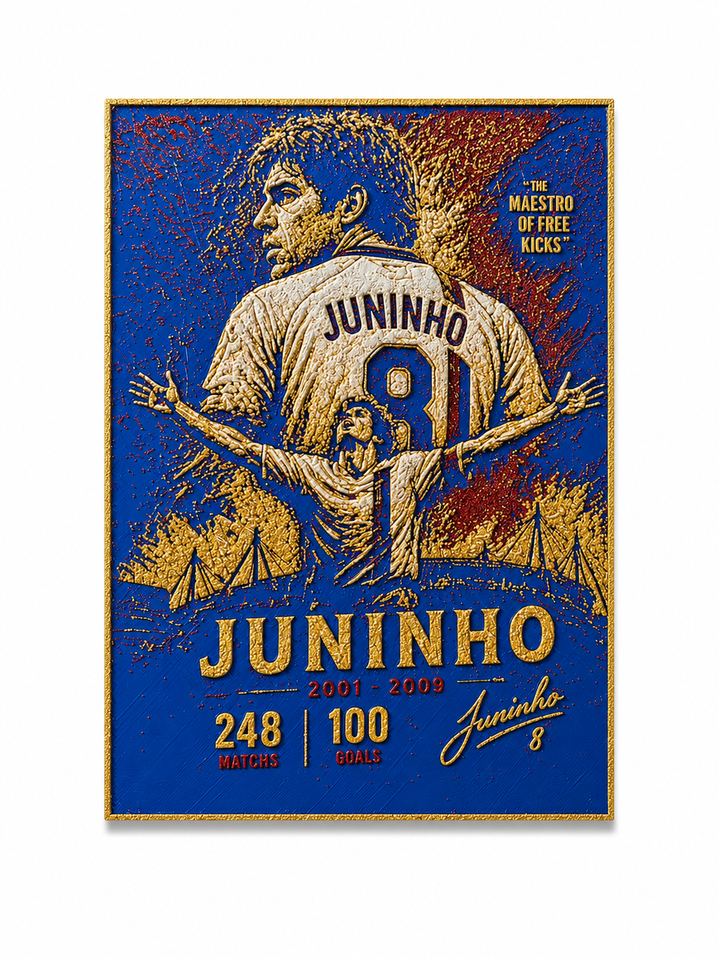 Graphique — Juninho Pernambucano — Le Maître des Coups Francs