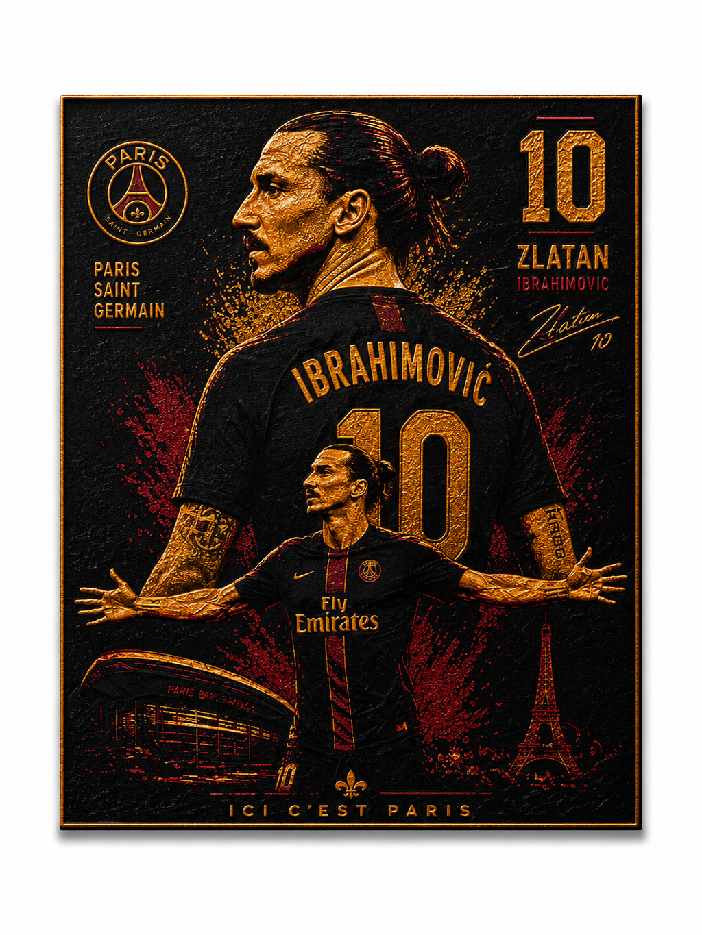 Graphique — Zlatan Ibrahimović — Le Lion du Football Mondial