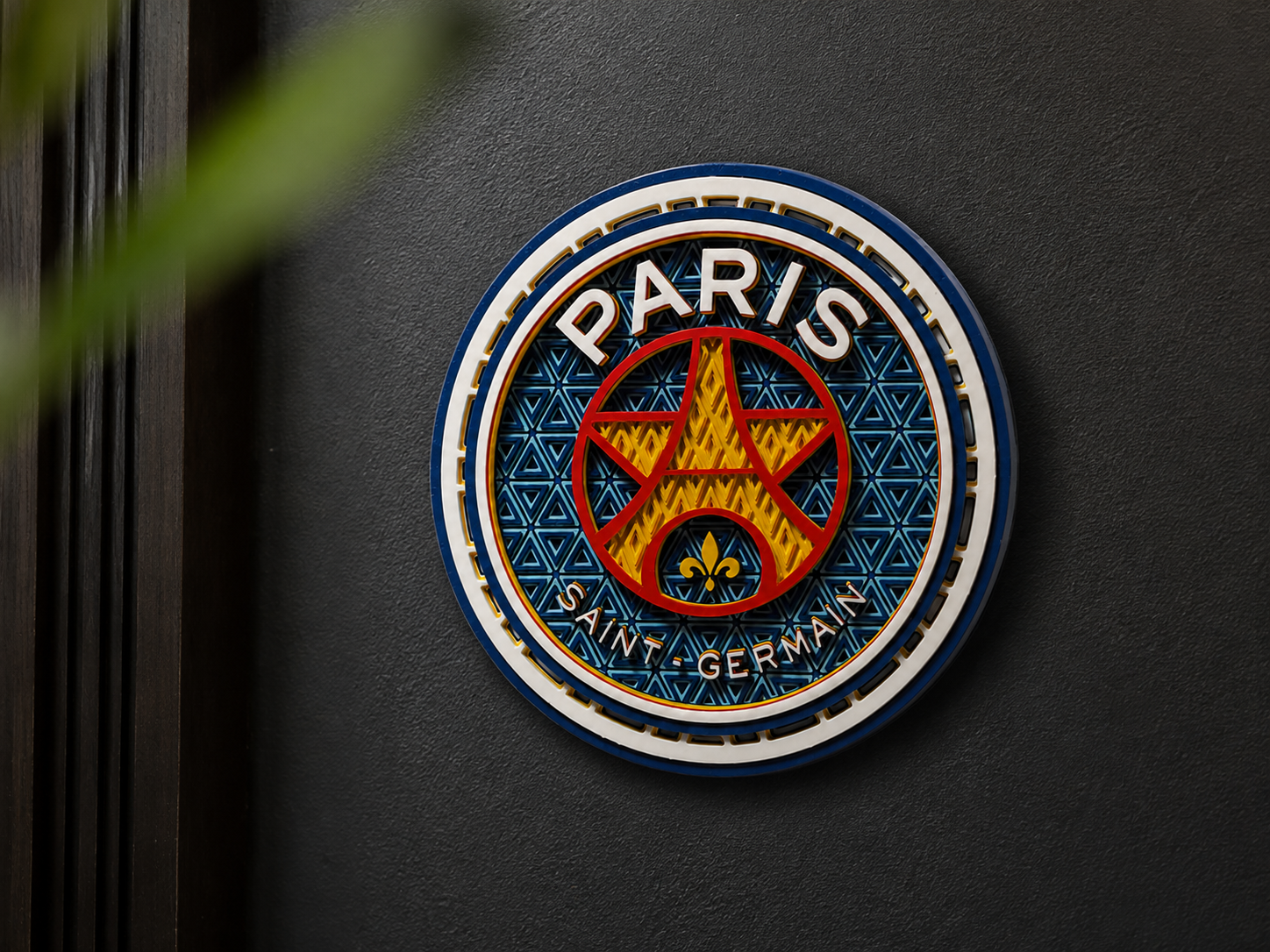 Mosaïque Décorative PSG – Edition Ronde Premium