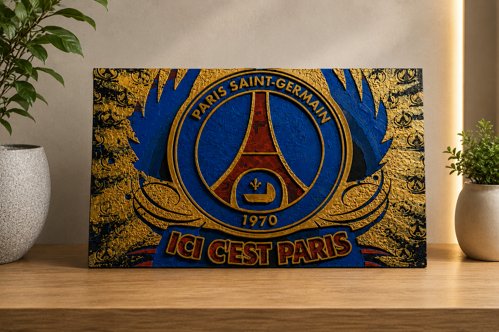 Tableau PSG – Ici C'est Paris Edition Dorée