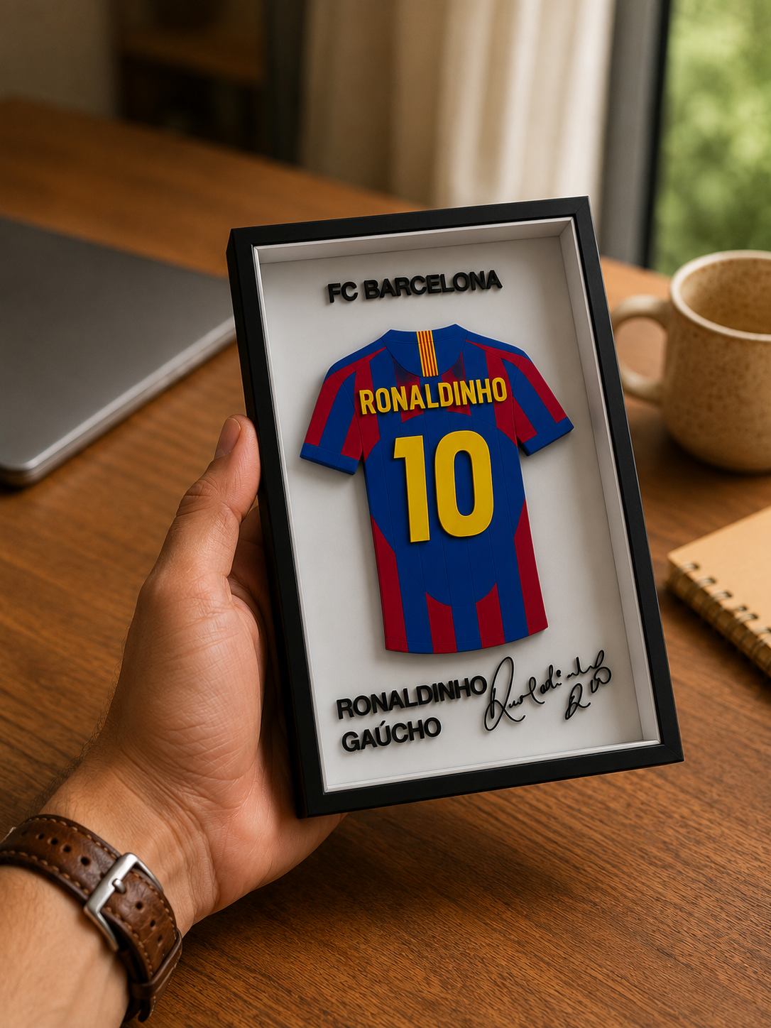 Maillot Encadré Ronaldinho | FC Barcelona