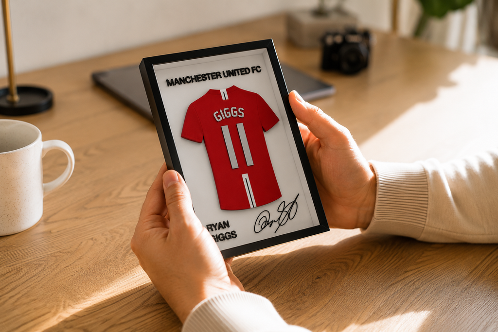 Maillot Encadré Ryan Giggs | Manchester United | Décoration 3D Premium