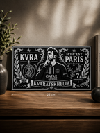 Cadre Décoratif Kvaratskhelia | PSG · 24 cm – vue 3