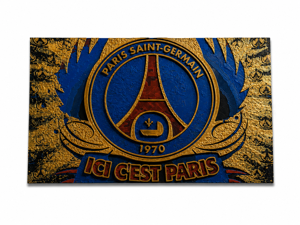 Tableau PSG – Ici C'est Paris Edition Dorée