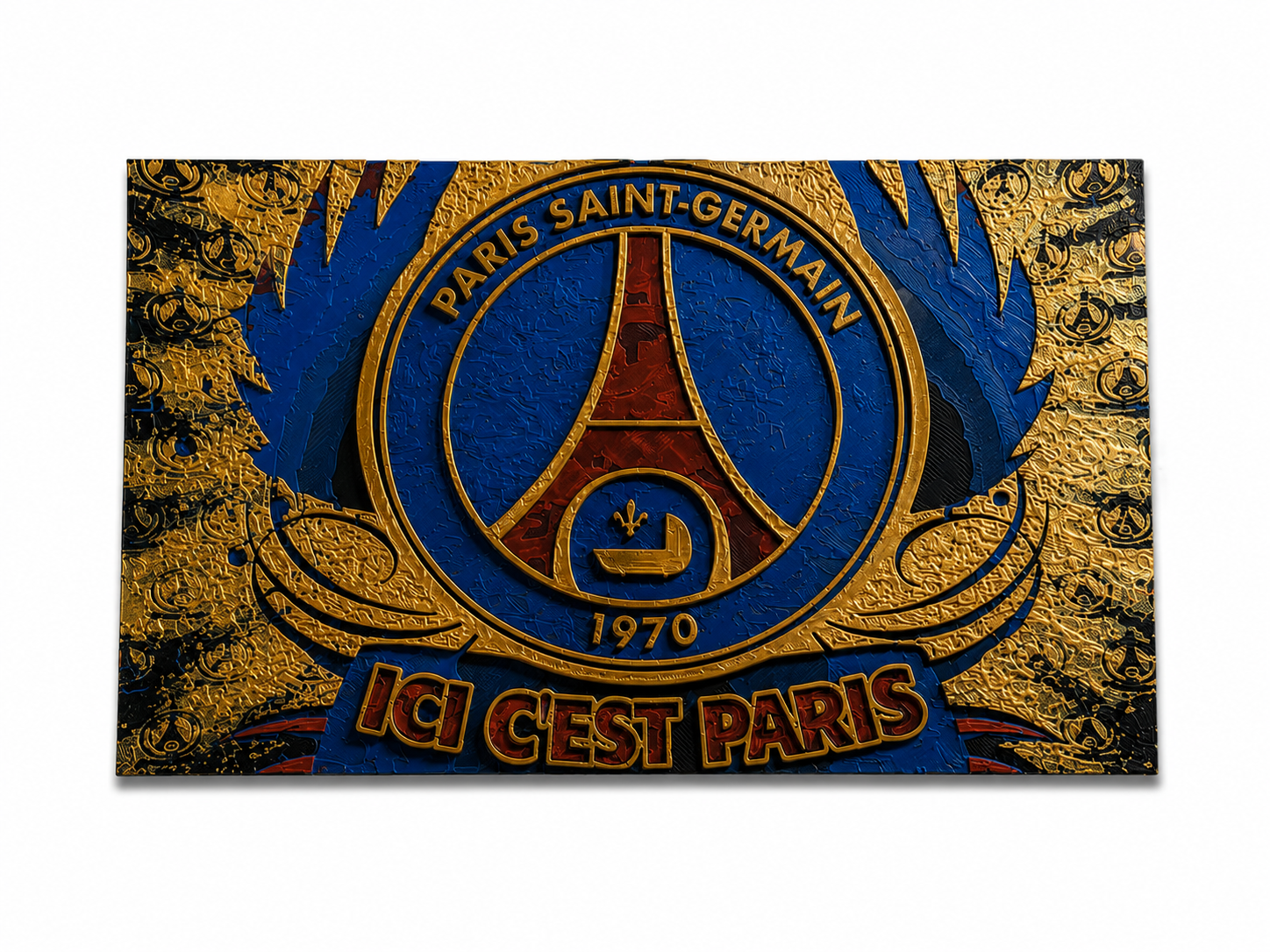 Tableau PSG – Ici C'est Paris Edition Dorée