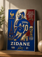 Tableau Zidane | Champion du Monde 1998