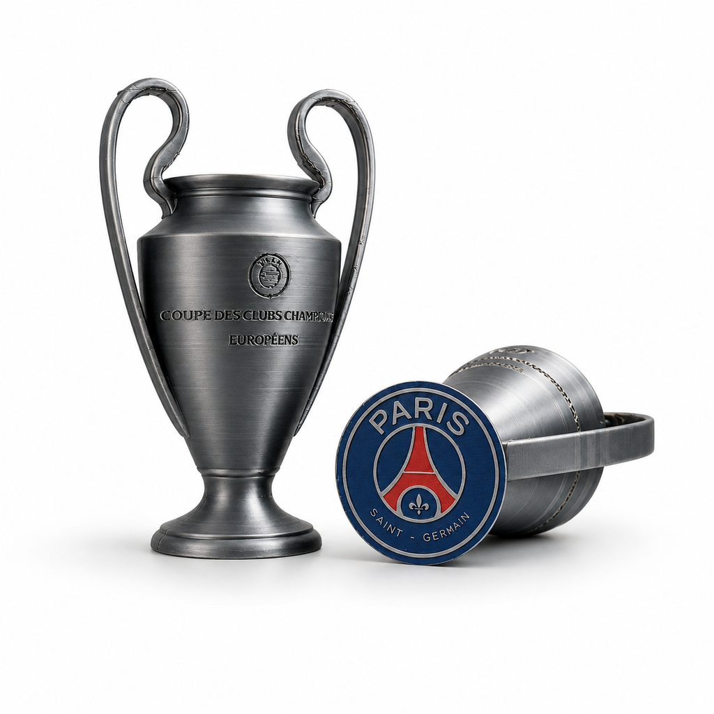 Pack Champions PSG — Trophée & Écusson |